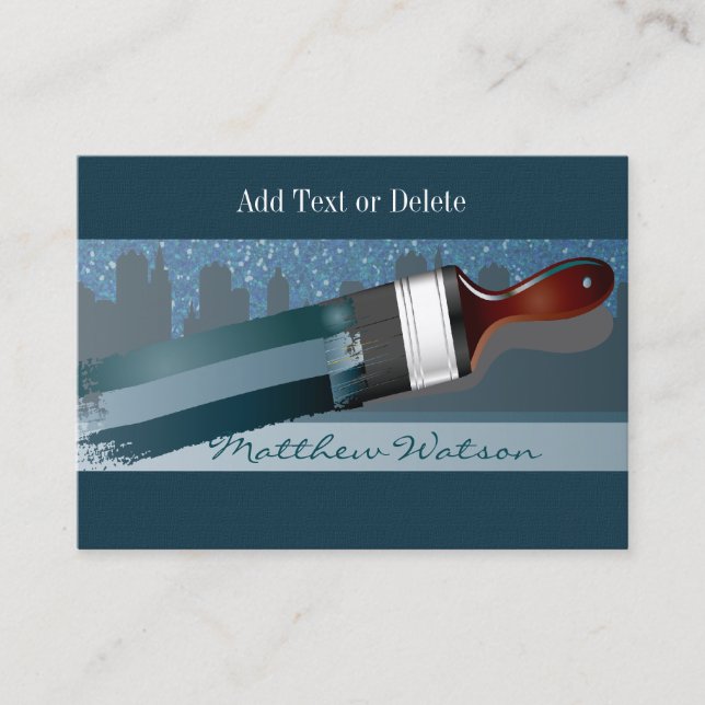 Maler / Designer / Stadtplaner Visitenkarte (Vorderseite)