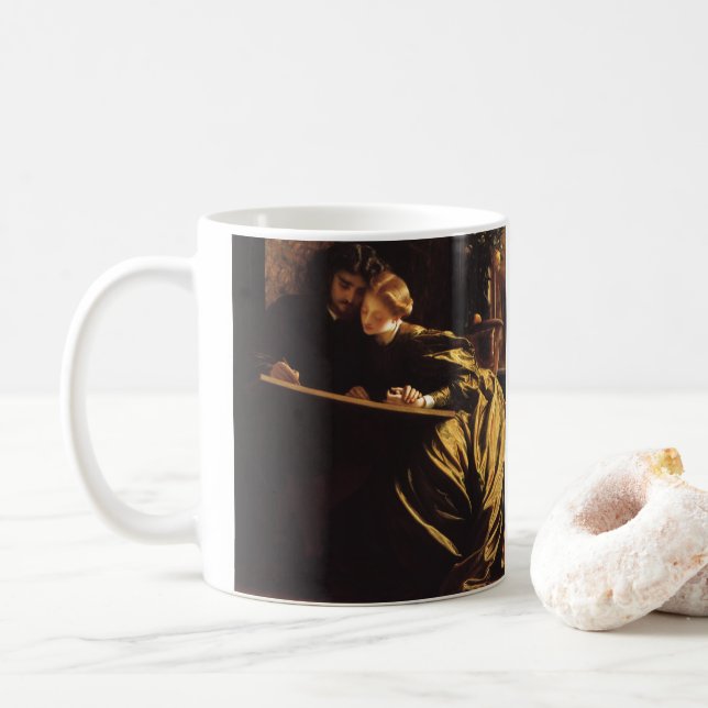 Maler-Flitterwochen von Lord Frederic Leighton Kaffeetasse (Mit Donut)