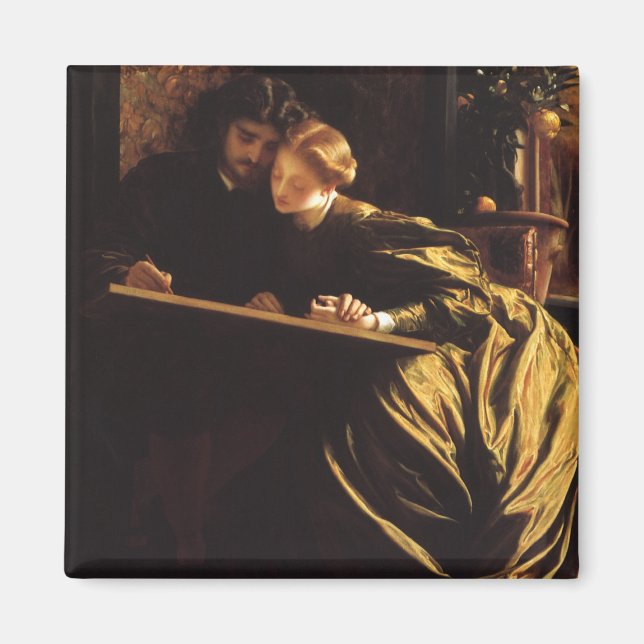 Maler-Flitterwochen von Lord Frederic Leighton Magnet (Vorne)
