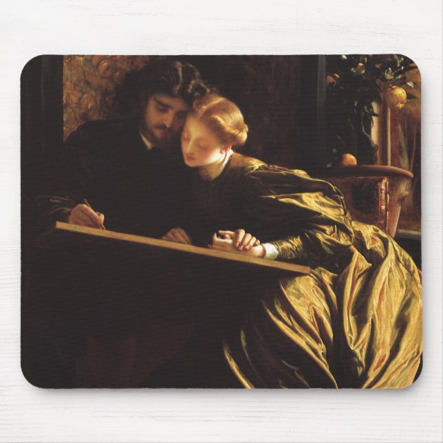 Maler-Flitterwochen von Lord Frederic Leighton Mousepad (Vorne)