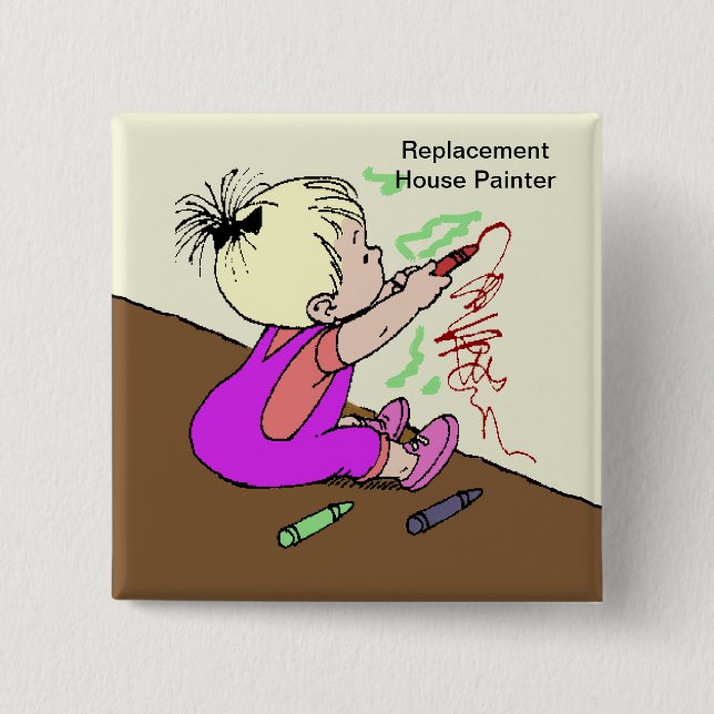 Maler für Ersatzhäuser Button (Vorderseite)