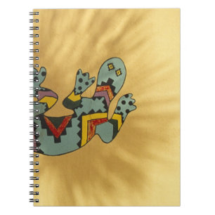 Maler Gecko-Eidechse an der Wand, Tucson, Arizona, Notizblock