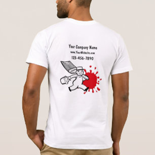 Maler-Geschäfts-T - Shirts
