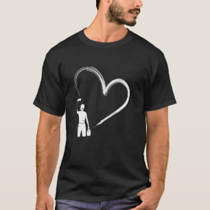 Maler Herzschlag Kunst Liebe Schöpfung T-Shirt
