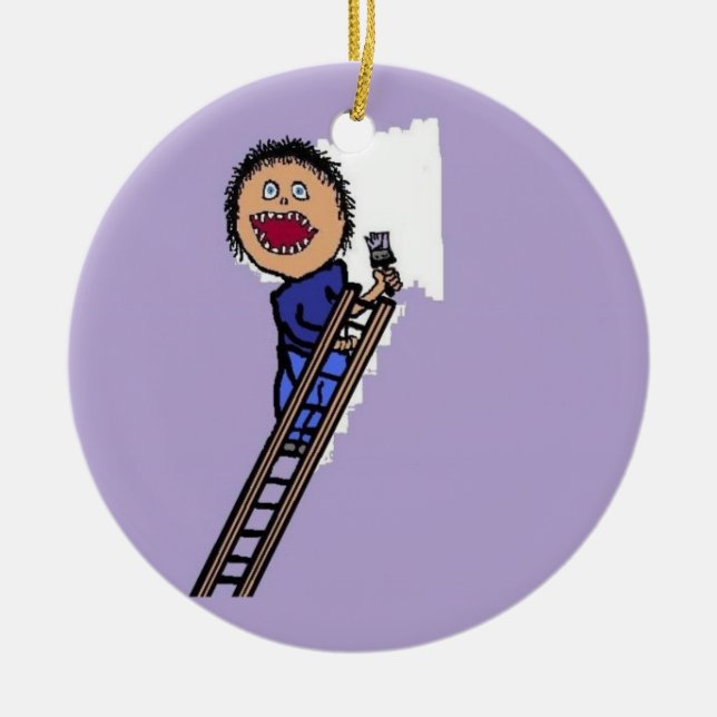 Maler-Maler Keramik Ornament (Vorne)