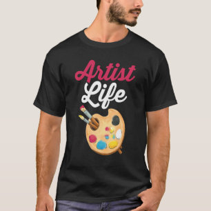 Maler Maler Lehrer Student Künstlerleben T-Shirt