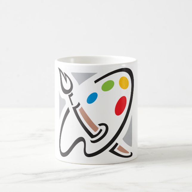 Maler-Paletten-Tasse Tasse (Mittel)
