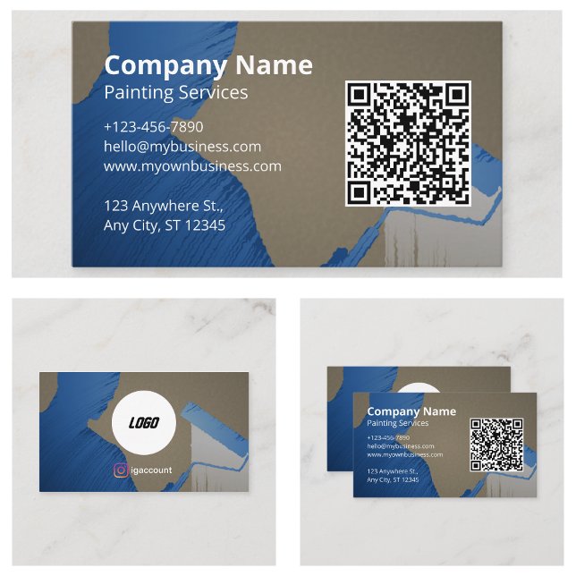 Maler QR Visitenkarte (Painter QR Business Cards)