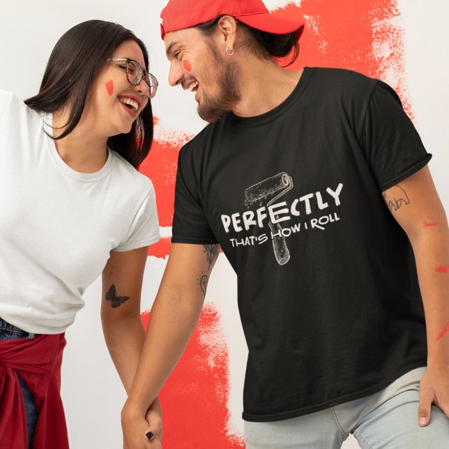 Maler-Roller und Maler-Dark T-Shirt (Von Creator hochgeladen)