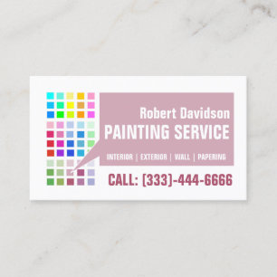 Maler-Service Color Master Paint & Decor Shop Visitenkarte