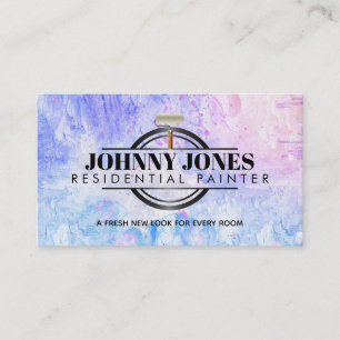 Maler Slogans Business Cards Visitenkarte