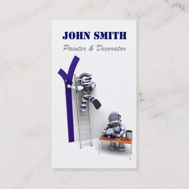 Maler-und Dekorateur-Visitenkarte Visitenkarte (Vorderseite)