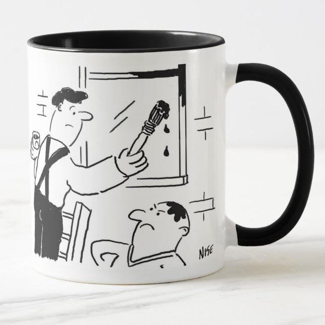 Maler und Dekorator Cartoon Tasse (Von Creator hochgeladen)