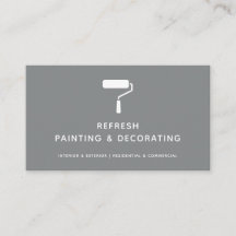 Maler und Dekorator Malwalze modern grau