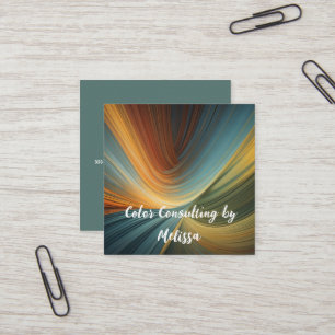 Maler-Visitenkarte Quadratische Visitenkarte