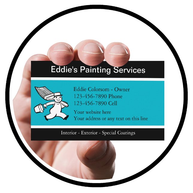 Maler-Visitenkarten Visitenkarte (painter)