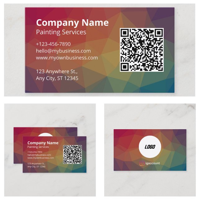 Malerdienste Visitenkarte (Painting Services Business Cards)