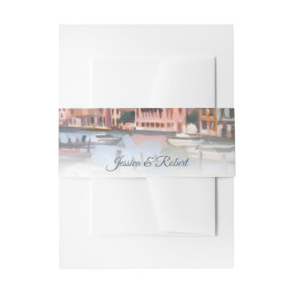 Malerei am Canal Grande, Venedig, Italien Einladungsbanderole