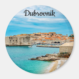 Malerei am Strand von Dubrovnik Magnet