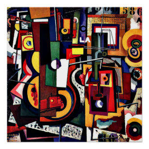 Malerei, Amadeo de Souza-Cardoso-Kunstwerk Poster