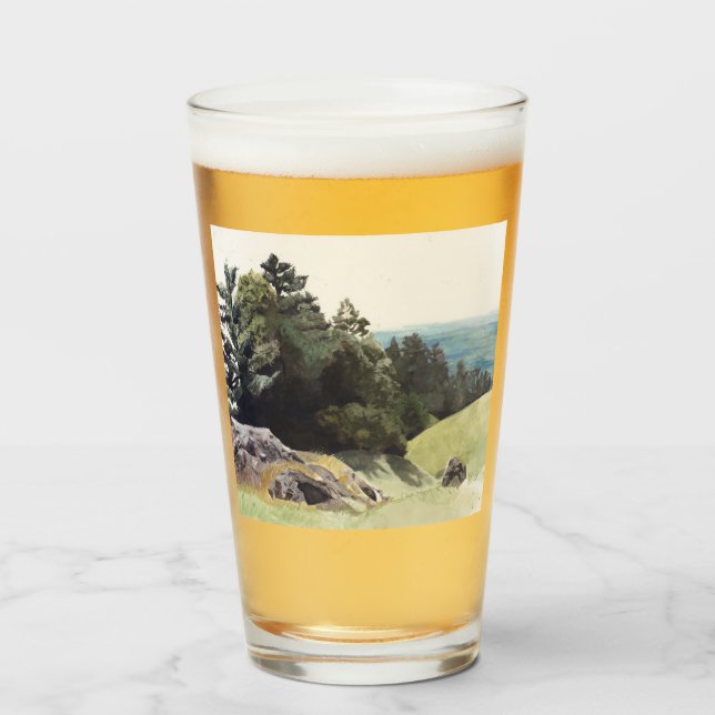 Malerei an der kalifornischen Küste Glas (Vorne (Gefüllt))