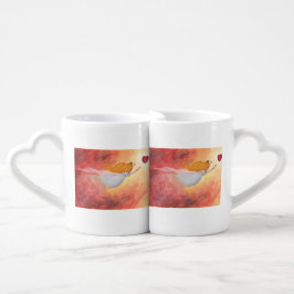 Malerei Aquarell Aurora, Prinzessin der Liebe Liebestassen