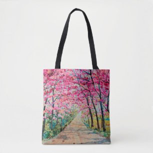 Malerei Aquarelllandschaft Rosa Farbe Tunne