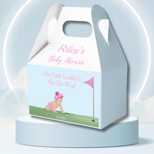 Malerei auf Golf Baby Girl Sweet Caddy Baby Dusche Geschenkschachtel (Von Creator hochgeladen)