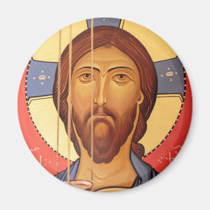 Malerei auf Jesus Magnet