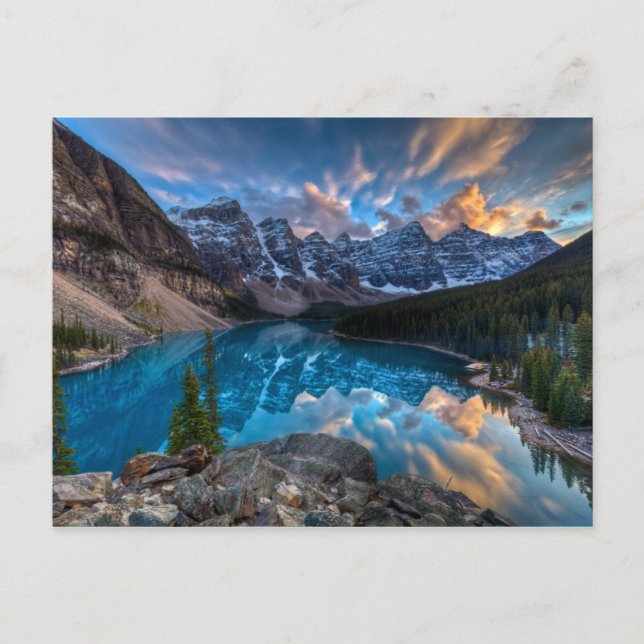 Malerei auf Moraine Postkarte (Vorderseite)