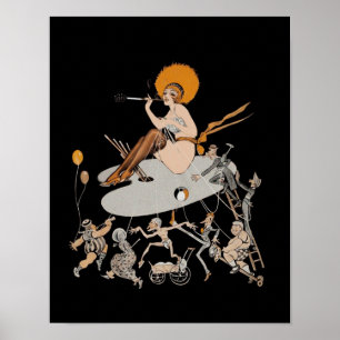 Malerei Demokratie ~ 14x11 Poster