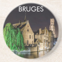 Malerei der Brügger Altstadt und des Belfry-Turms