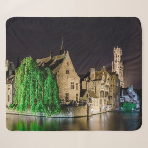 Malerei der Brügger Altstadt und des Belfry-Turms Sherpadecke