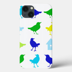 Malerei der farbigen Vögel durch Chariklia Zarris Case-Mate iPhone Hülle