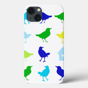 Malerei der farbigen Vögel durch Chariklia Zarris Case-Mate iPhone Hülle