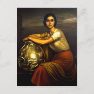 Malerei „der Fuensanta“ von des Julis Romero Von Feiertagspostkarte