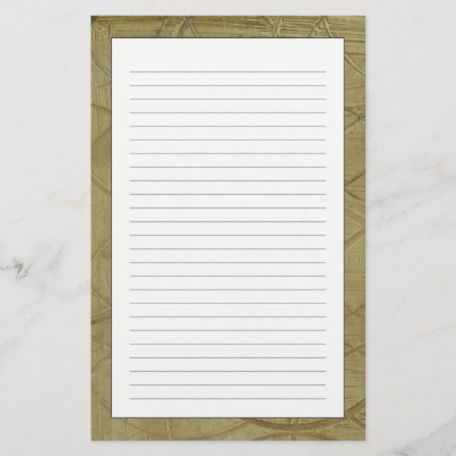 Malerei der verbundenen Kreise durch Jennifer Briefpapier (Vorderseite)