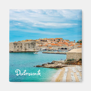 Malerei des Dubrovnik Beach Magnet