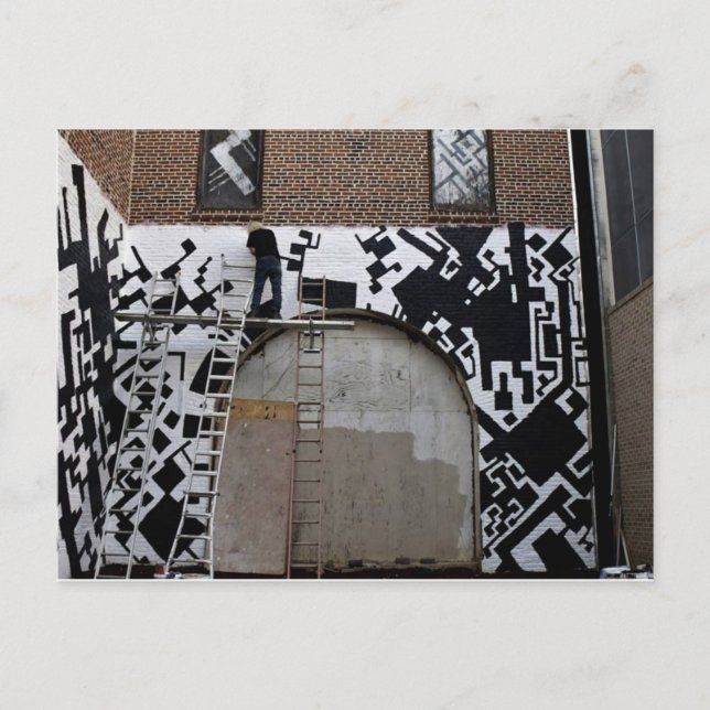 Malerei des Wandgemäldes in Capricorn, Macon Georg Postkarte (Vorderseite)