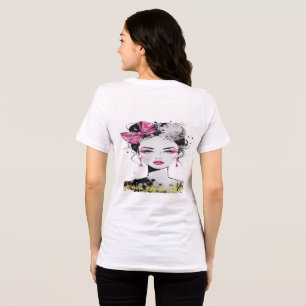 Malerei einer 21-jährigen Französin Tri-Blend Shirt