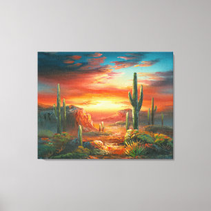 Malerei einer bunten leinwanddruck