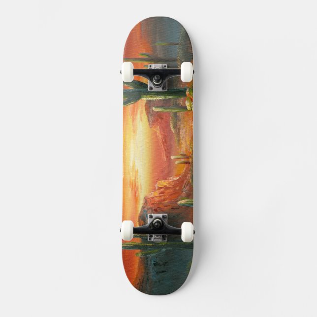 Malerei einer bunten skateboard (Vorderseite)