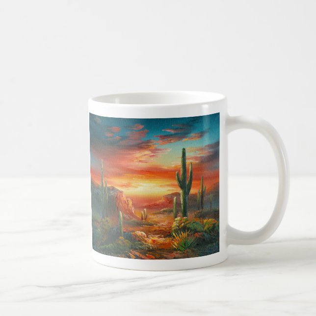 Malerei einer bunten tasse (Rechts)