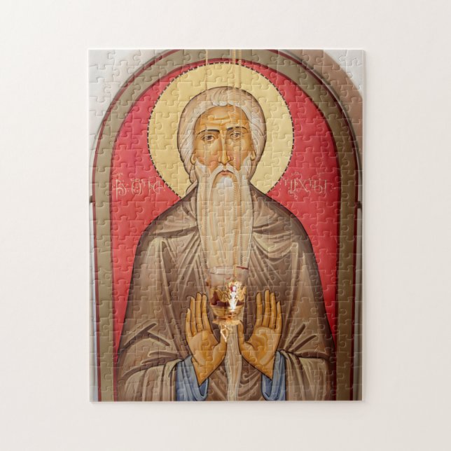 Malerei eines älteren Heiligen Puzzle (Vertikal)