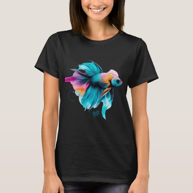 Malerei Goldfisch T-Shirt (Vorderseite)