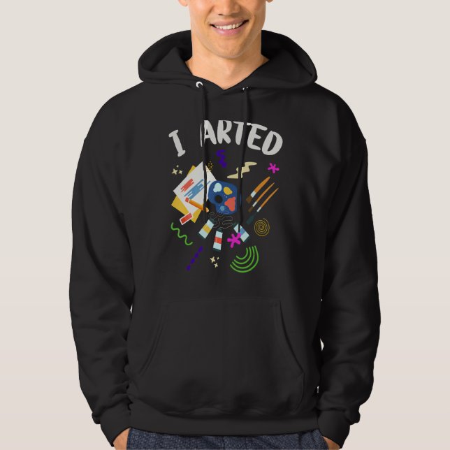 Malerei I Art Hoodie (Vorderseite)
