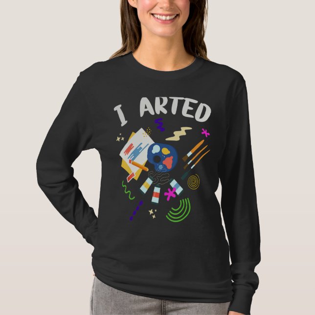 Malerei I Art T-Shirt (Vorderseite)
