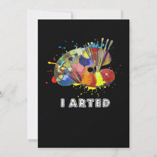 Malerei|I arted Aunny Art Painter Painting Artist Einladung