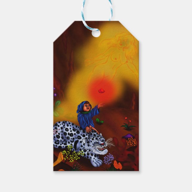 Malerei Illustration Prinzessin Licht Fantasie Got Geschenkanhänger (Vorderseite)