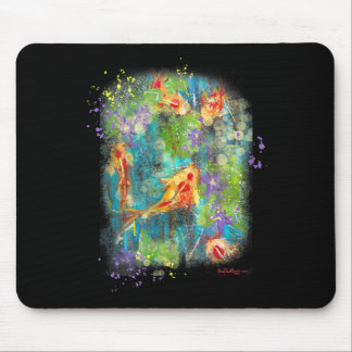 Malerei|Koi Fisch Malerei Zen Japanisch erschütter Mousepad